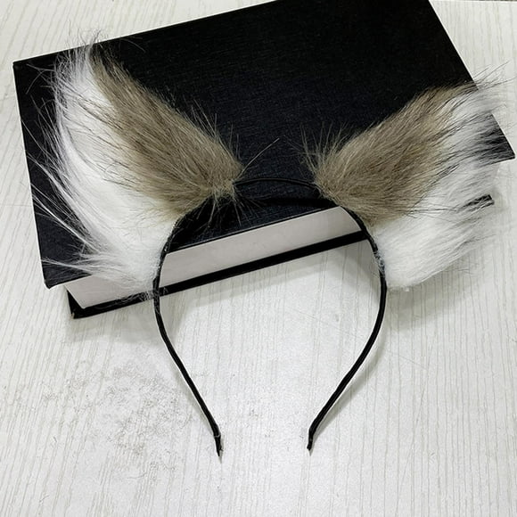 Aro para el pelo con orejas de zorro y gato, diadema de moda, diadema decorativa ligera bonita para mujeres y niñas, accesorio de disfraz, Festival, Fernando cintas para el pelo con orejas de zorro y gato