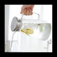 thumbnail image 4 of Glass Carafe, Water Carafe with Lid, Heat Resistant Borosilicate Carafe, Shared Hot and Cold Kettle, for Milk,Coffee,1 x Glass Carafe,Transparent, 4 of 6
