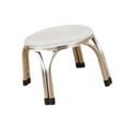 thumbnail image 2 of Taburete apilable redondo de acero inoxidable, antideslizante, portátil, resistente, para aulas, muebles para hogar y sala de estar. 22 centímetros, 2 of 8