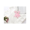 thumbnail image 5 of INSPIRE CHIC Broche de cinta preatado para mujeres con lazo de fiesta y cuentas en rosa claro, 5 of 5