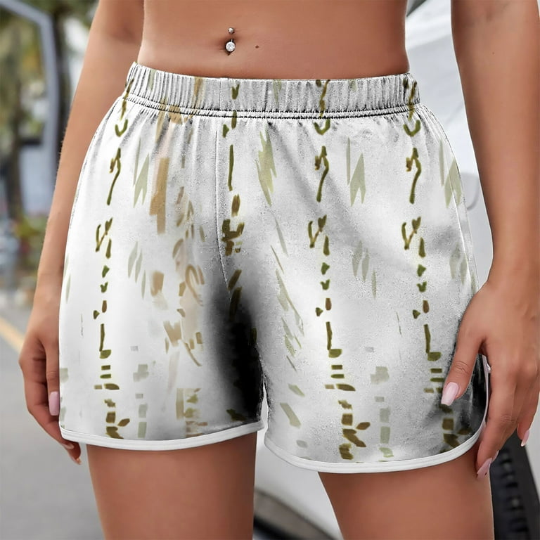 Hot6sl Shorts for Women, Women'S Lightweight Summer Casual Elastic Waist  Print Shorts Baggy Comfy Beach Shorts Outlet Deals Overstock Clearance #1