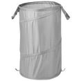 Mainstays Pop up Spiral Hamper Holds up to 2 Loads Silver
