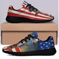 thumbnail image 3 of Barrel Racing Barrel Racing American flag Shoes Sneakers Black Size 4, 3 of 7