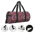 thumbnail image 3 of Sikiie Apricot color Skull flower Duffel Bag, Travel Bag, Sports Gym Bag - Ideal for Sports, Gym, Overnight Stays, 3 of 6