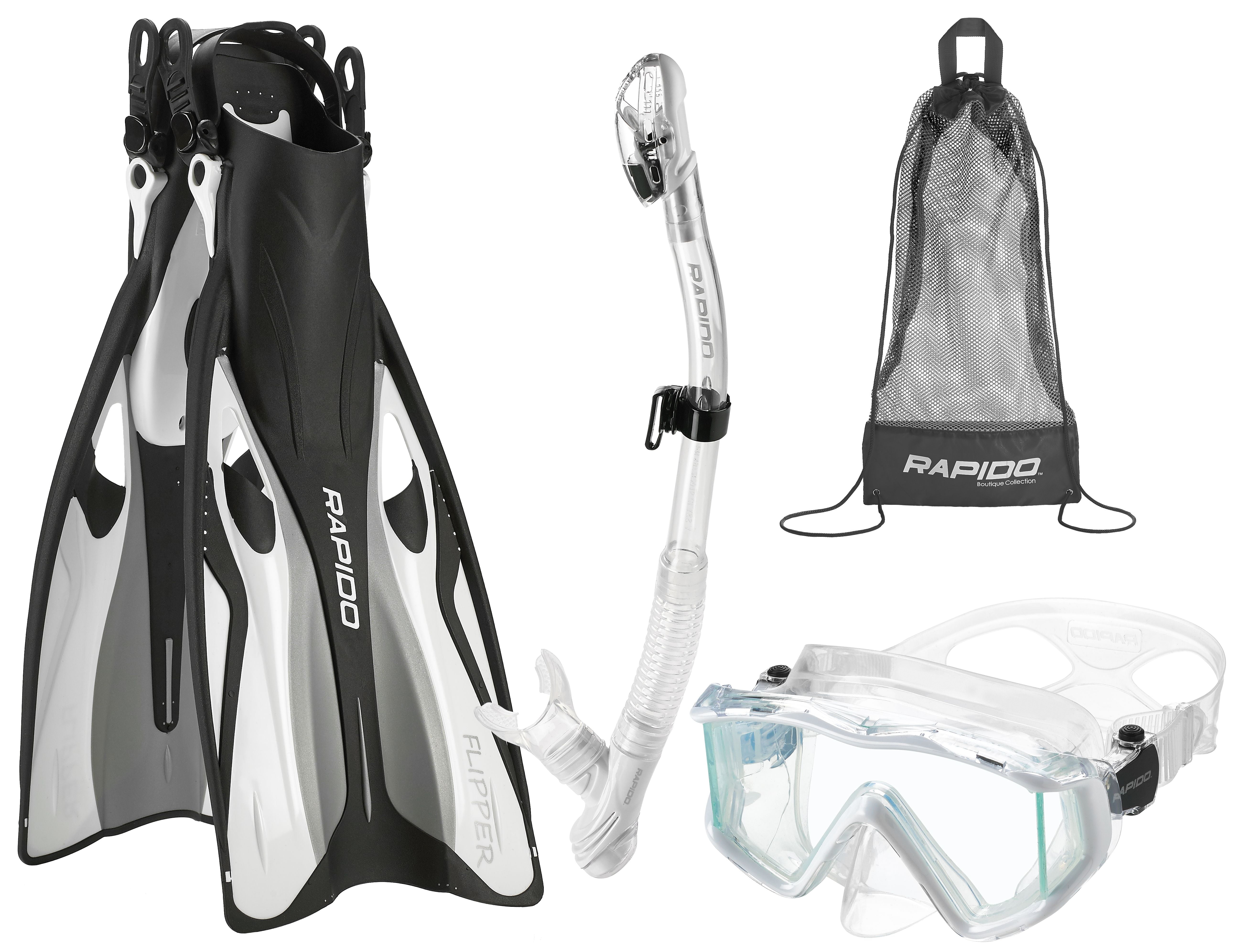 Rapido Boutique Collection Clareza Panoramic View Snorkel Mask