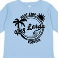 thumbnail image 4 of Inktastic Next Stop Key Largo, Florida Boys or Girls Long Sleeve Toddler T-Shirt, 4 of 5