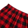 thumbnail image 7 of URMAGIC Family Pajamas Matching Sets - Santa Claus Letter Print Top + Plaid Trousers, Matching Christmas PJs for Family, 7 of 7