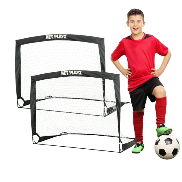 Net Playz 4 X 3 Pop Up Soccer Goal Set Of 2 Walmart Com Walmart Com