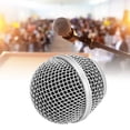 thumbnail image 1 of Replacement Mic Grille,   Microphone And Wired Mics Replacement Blue Steel Mesh Microphone Grill Head For  Sm58, 1 of 8