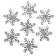 thumbnail image 5 of 30 piezas de copos de nieve, parches de horquilla para el cabello, accesorios de ropa DIY, 5 of 8