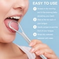 thumbnail image 2 of Tongue Scraper for Adults (2 Pack) , 100% Useful Surgical Stainless Steel Tongue Cleaner for Both Adults and Kids, 2 of 6