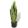 thumbnail image 4 of vidaXL Artificial Sansevieria Plant with Pot 25.6" Green, 4 of 5