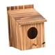 thumbnail image 3 of Casa de pájaros para el exterior, casa azul, comederos para pájaros, comederos para pájaros de madera, casa de pájaros colgantes para observación de a, 3 of 9