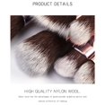 thumbnail image 4 of 12Pcs/Set Black Rod Silver Tube Makeup Tools Loose Powder Brushes Face Makeup Brushes Portable Makeup Brush Set, 4 of 9