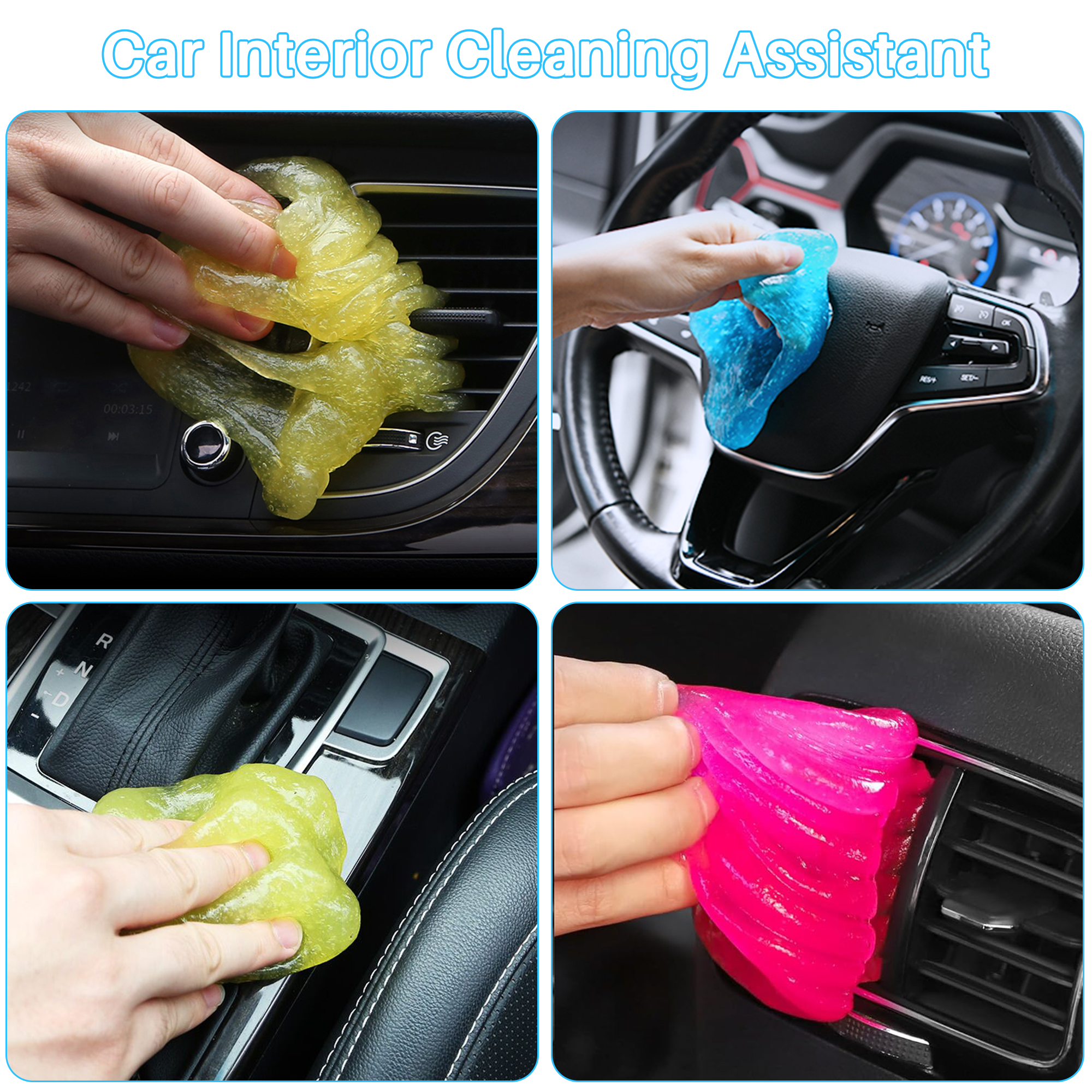 OWNTECH 3 Pack Car Cleaning Jelly Gel photo 4