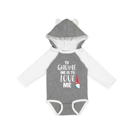 

Inktastic Gnome Me Love Me Gift Baby Girl Long Sleeve Bodysuit
