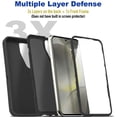 thumbnail image 5 of For Samsung Galaxy S24 / Galaxy S25 Case Shockproof Dust / Drop proof Heavy Duty Rugged Protectie Cover 3 in 1 Layers Case For Galaxy S24 S25 6.2'' Black, 5 of 9