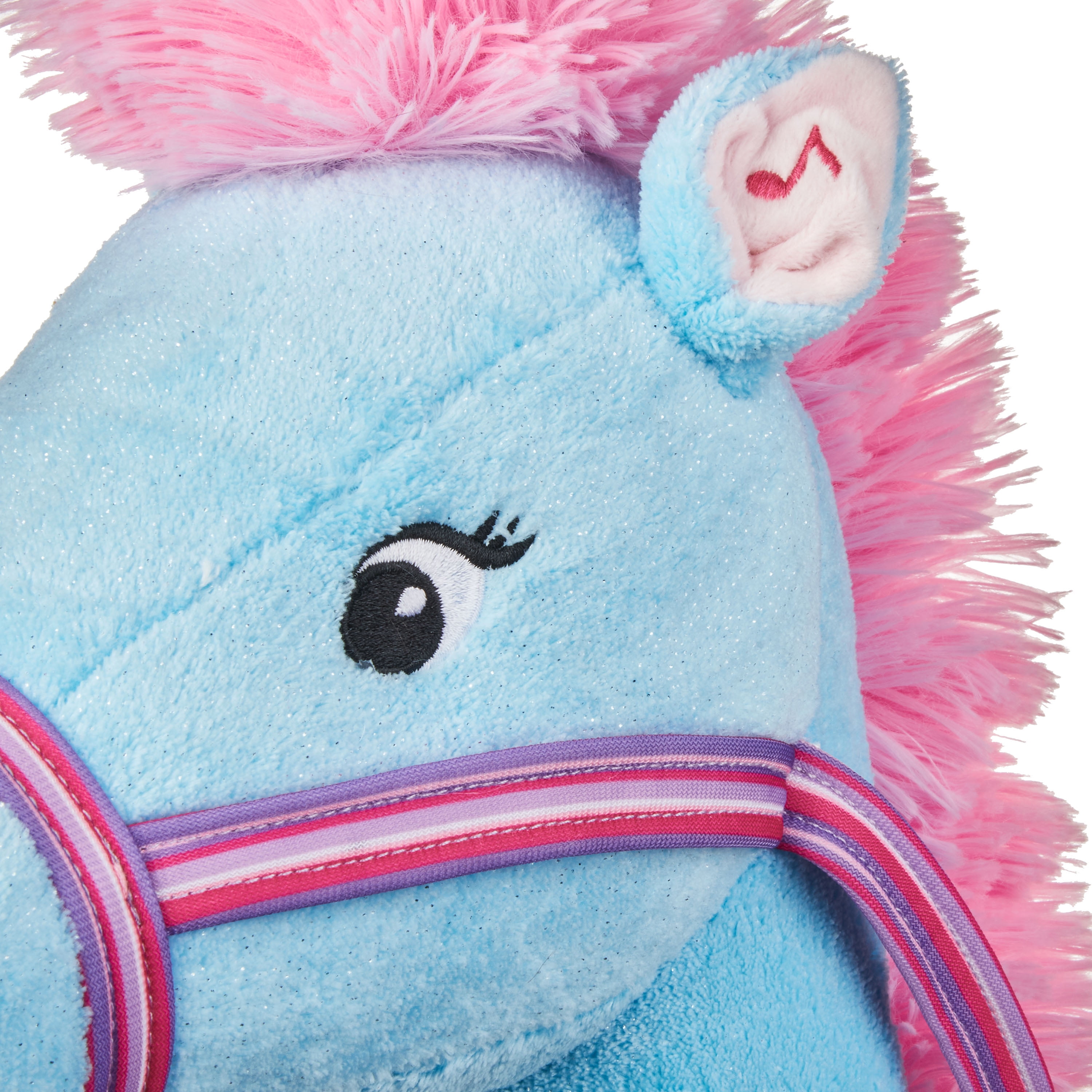 Spark Create Imagine Plush Riding Stick, Blue Unicorn