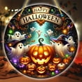 thumbnail image 6 of SMKE DIY Halloween Acrylic Art Painting Kit with Rhinestones, Ghost Pumpkin Shaped Window Pendant for Home Garden Wall Decor, Craft Hanging Decoration, 6 of 6