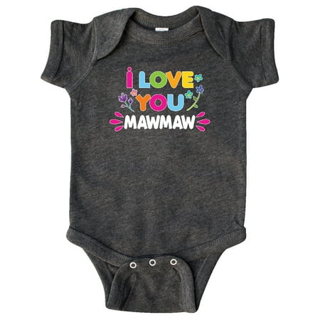 

Inktastic I Love You Mawmaw with Flowers Gift Baby Girl Bodysuit