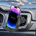 thumbnail image 4 of Soporte De Celular Para Carro Diseño De Asiento De Carreras negro rojo, 4 of 5