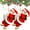2pcs, variant on Electric Chimney Climbing Santa Claus Musical Toys, Electric Santa Climbing Rope, Santa Claus Climbing Rope, Santa Claus Climbing A Chain, Christmas Christmas Decorations