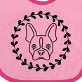thumbnail image 4 of Inktastic Boston Terrier Dog Gift Idea Girls Baby Bib, 4 of 4