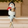 thumbnail image 4 of ToyKingdee 3D Christmas Stockings Holder, Snowman Fireplace Stocking Hooks, 4 of 7