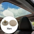 thumbnail image 4 of Almencla Bouton de Réparation de Rideau Auto Rivets de Toit pour Toutes les Voitures Beige, 4 of 5