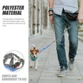 thumbnail image 5 of RENACLIPY 1Ensemble Laisse de Course pour Animaux Grise Réglable pour Chiens Marche 133x2.5in, 5 of 5