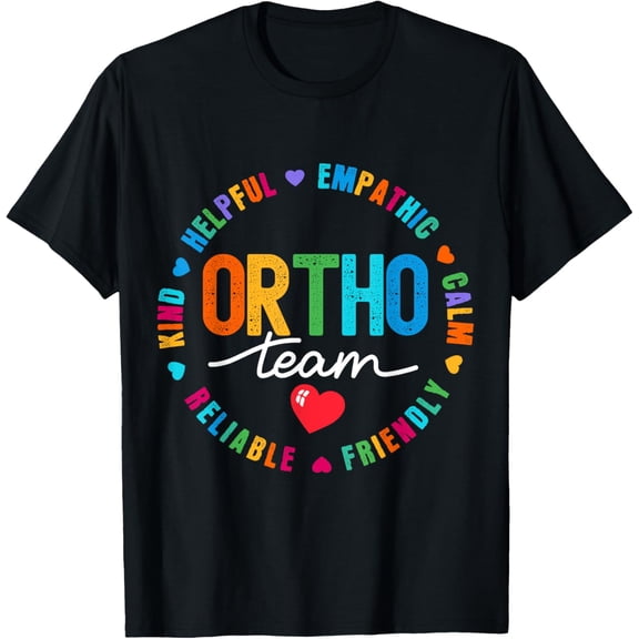 Cute Ortho Team Orthopedics Nurse Doctor Assistant T-Shirt men and women can wear, black, white, gifts