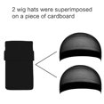 thumbnail image 3 of Mesh Wig Cap Net Natural Nylon Wig Caps (24PCS - Black), 3 of 5
