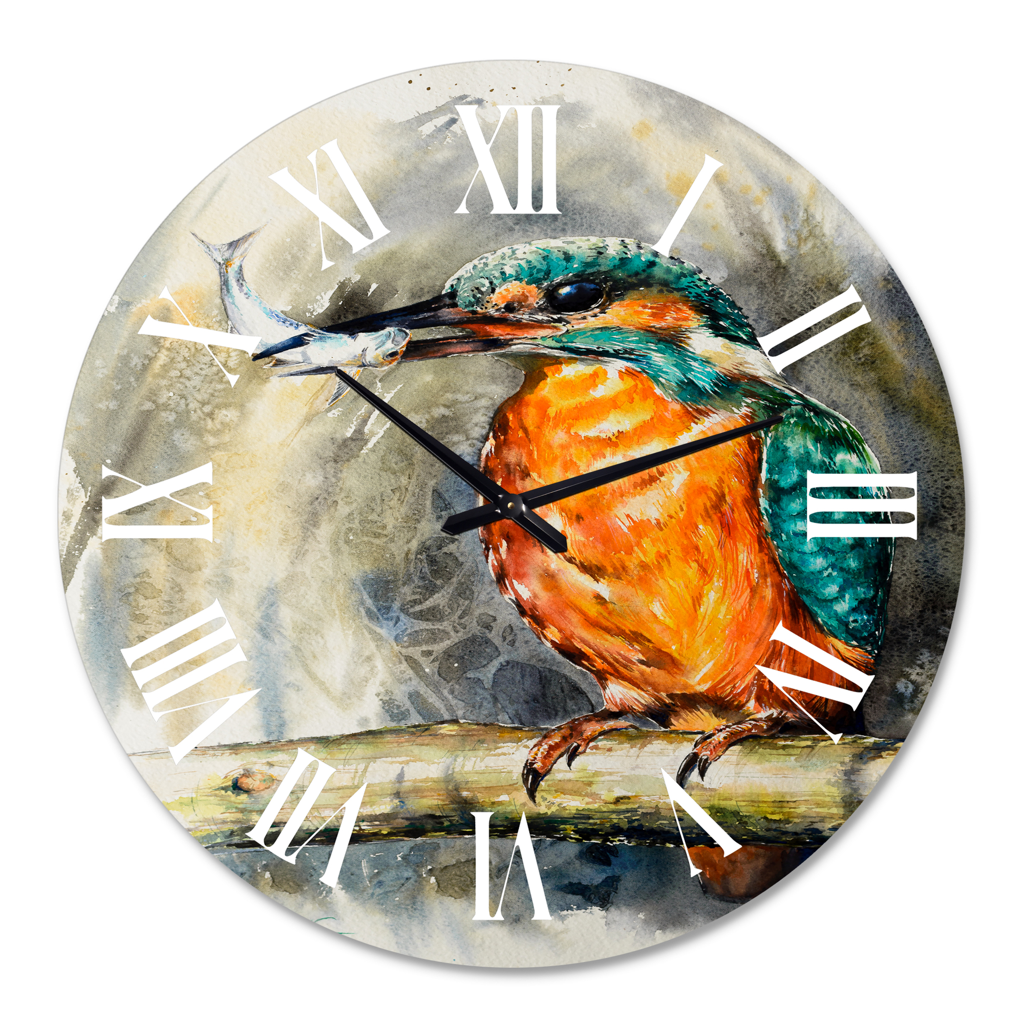 Designart 1 in Quartz Traditional Wall Clock