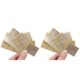 thumbnail image 1 of 12 Sheets Small 0.18 Inch Alphabet Number Stickers Glitter Alloy Self Adhesive Letters Stickers Gold/Silver (4.5mm), 1 of 5