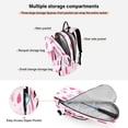 thumbnail image 5 of 2 Racquet Holder Tennis Backpack Tennis Racket Covers Gym Bags Love Bow and Strawberries, 5 of 8