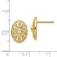 thumbnail image 2 of Real 14kt Yellow Gold Diamond Vintage Earrings; for Adults and Teens; for Women and Men, 2 of 2
