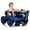Blue, variant on Roromall Kids Ride on Excavator, 12V 10AH Electric Toy Excavator, 4WD Battery Powered Sand Digger with Spring Suspension, Remote Control, Bluetooth, Music for Boys & Girls