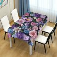 thumbnail image 4 of Yayeee Tablecloths 60" x 120" Rectangle Wrinkle Resistant Party Table Cover, Pink and Purple Flowers, 4 of 8
