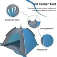 thumbnail image 4 of Sahpxhe Portable Pet Tent House for Indoor & Outdoor Use, Warm Enclosed Covered Cats Tent for Cats,Puppy Or Small Pets 15.75x22.83x22.83 Inch Blue, 4 of 9