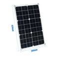 Solar Panel System 20W Charger with USB Inverter Kit for Mobile Phones