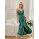 thumbnail image 2 of Vestido formal LALACAT elegante vestido largo de verano con cuello en V y abertura, 2 of 7