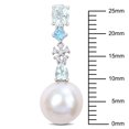 thumbnail image 2 of Everly Women's Cultured Pearl 14k White Gold Earrings, 2 of 5