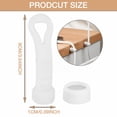 thumbnail image 3 of 2PC Rotatable Holder Clips For Nightstand Desk Organizer Adhesive Wire Management Home Phone Charging USB Cable, 3 of 8