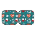 thumbnail image 7 of Haiem Medical Elements Car Windshield Sun Shade (2 Pieces) Foldable Windshield Sun Shade Car Accessories for Truck SUV Pickup-Medium, 7 of 7