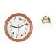 thumbnail image 5 of Reloj de pared,Reloj de pared con pájaro cantor Relojes de pared con pájaros,Relojes de pájaros con sonido Reloj decorativo que canta,sofá de casa de muñecas,Muebles de casa de, 5 of 8