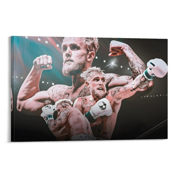 Poster Jake Paul Athletes Art Posters Art Print Wall Photo Paint Poster Hanging Picture Family Bedroom Decor Gift 24x36inch(60x90cm)