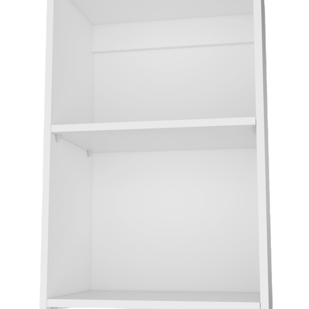FM FURNITURE Sutton Engineered Wood Slim Bookcase in White