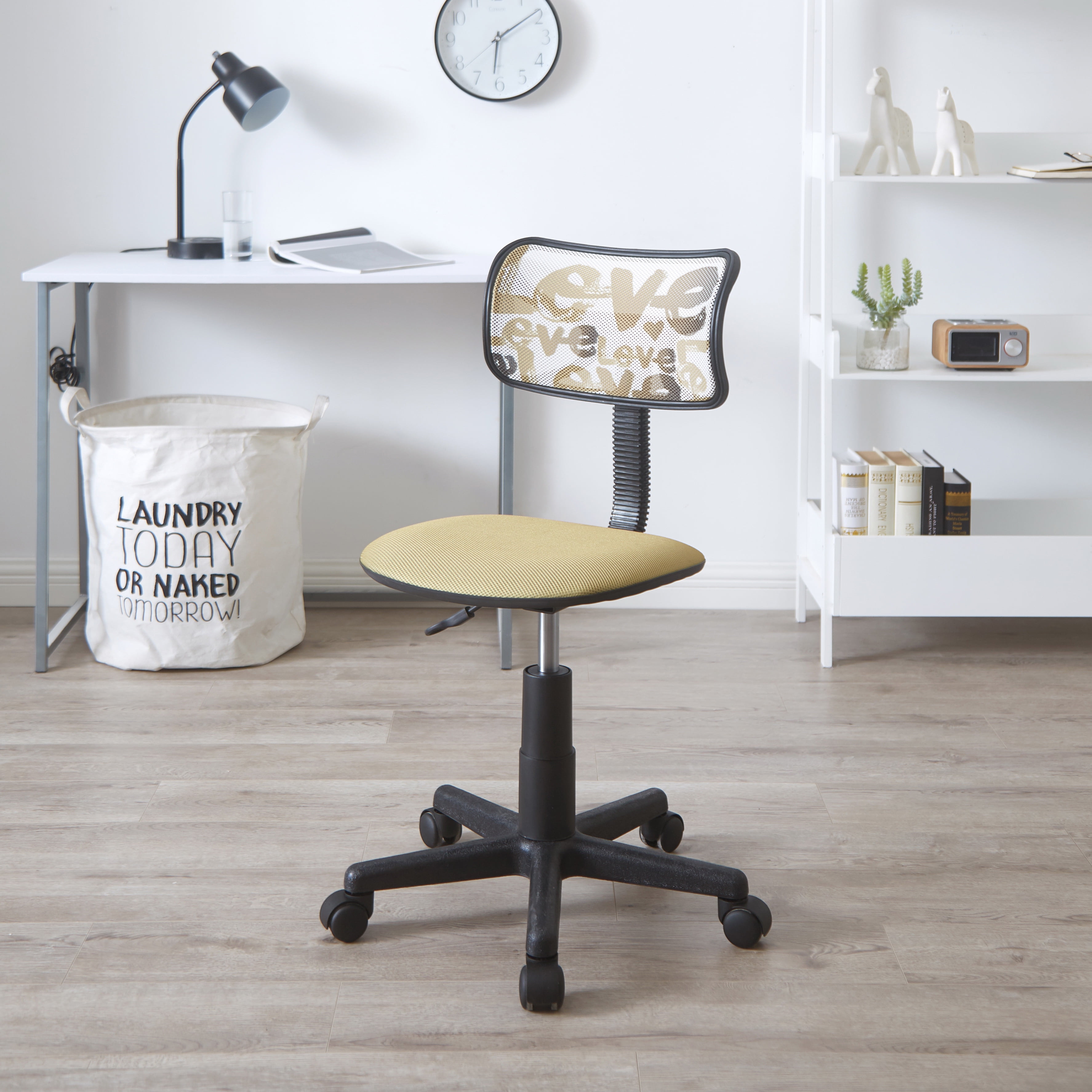 Urban Shop Task Chair with Adjustable Height Swivel 225 lb. Capacity Multiple Colors
