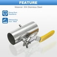 thumbnail image 3 of 1.7 Inch Duct Backdraft Damper, Manual Adjustment Airflow Volume Damper for Vents Fans Extractors Range Hoods Heating Systems, 3 of 7
