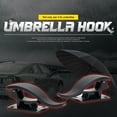 thumbnail image 3 of XIAOBAN Car Umbrella Holder,2PCS Trunk Hooks Hanger Holder Clip,Universal Headrest Organizer Clip Portable Umbrella Trunk Back Car Purse Stand Bags Holder,Car Back Seat Hanging Hooks, 3 of 7